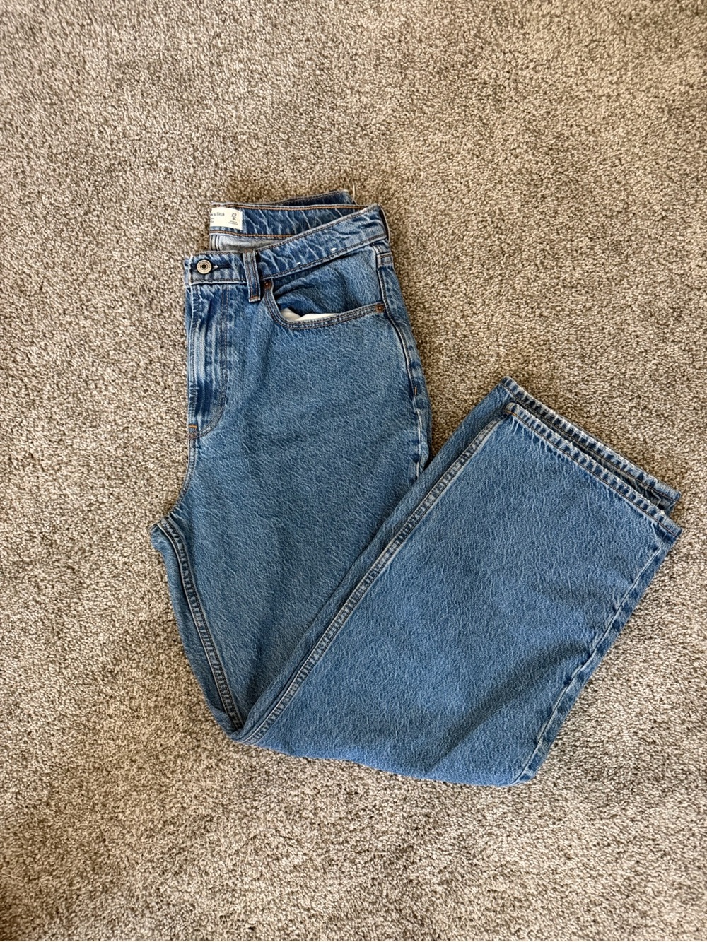 Abercrombie Loose High Rise Jeans